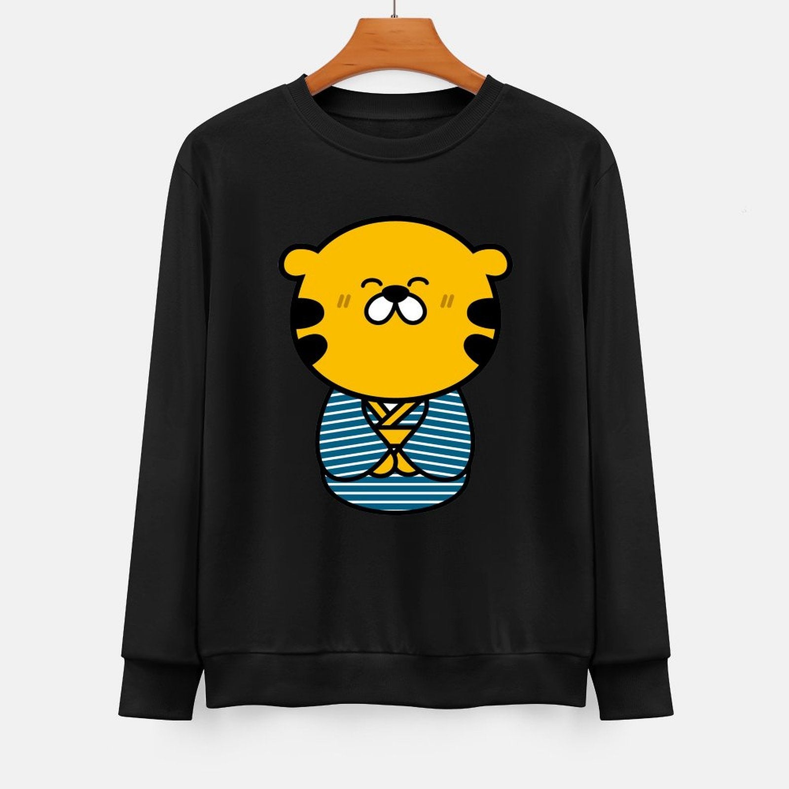 Front Patterned Long Sleeve TopEverydaySeries AllDay